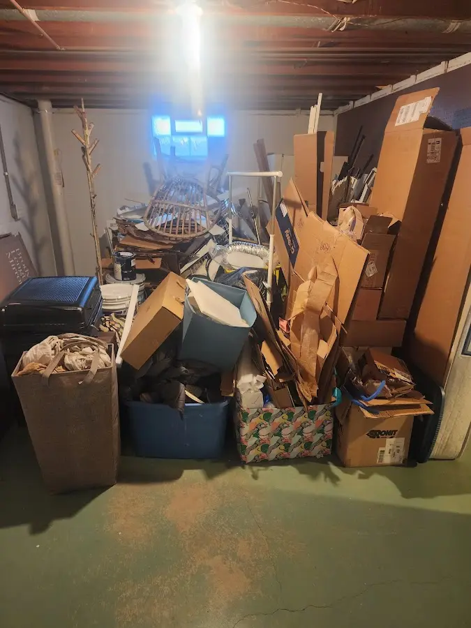 Roll-off dumpster container at job site for 20 Yard Dumpster Rental in Park City